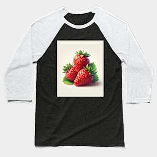 strawberries Baseball T-Shirt